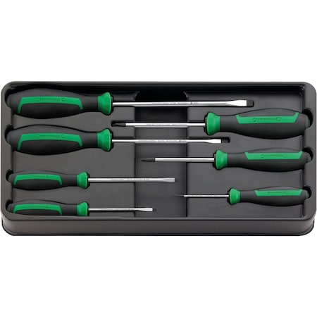 Stahlwille Tools DRALL+ set of screwdrivers No.ES 4620/4628/4630/7 1/3-tray7-pcs. 96838236